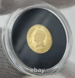 2025 Cook Islands Cuahtemoc. 5 gram Gold Proof Coin Aztec Empire 5000 Mintage