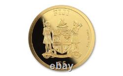 2025 Fiji Kookaburra 0.5g Gold in Card