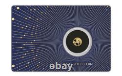 2025 Fiji Kookaburra 0.5g Gold in Card