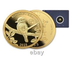 2025 Fiji Kookaburra $5 Gold Coin in Card