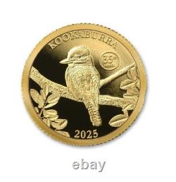 2025 Fiji Kookaburra $5 Gold Coin in Card