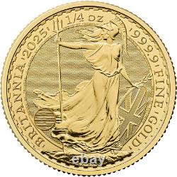 2025 Great Britain Gold Britannia £25 1/4 oz BU