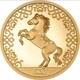 2025 Mongolia Lunar Year Of The Horse 9999 Gold Proof In Capsule With Coa
