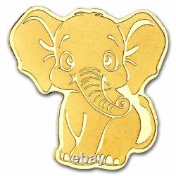 2025 Palau Elephant 0.5g Gold Coin NGC 70 CIT