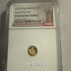 2025 Pf 69? Ultra Cameo Una And The Lion Gold Coin