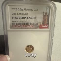 2025 Pf 69? Ultra Cameo Una And The Lion Gold Coin