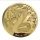 2025 Pitcairn Islands Lunar Year Of The Snake Gold Coin. 9999 Gold Bullion