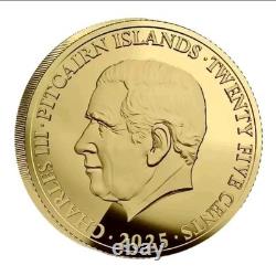2025 Pitcairn Islands Lunar Year of the Snake Gold Coin. 9999 Gold Bullion 2025 Pitcairn Islands Lunar Year of the Snake Gold Coin. 9999 Gold Bullion