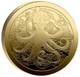 2025 Pitcairn Islands Ocean Wonders Octopus 0.5 Gram 9999 Gold Coin In Capsule