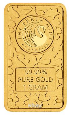 2025 SPONGEBOB SQUAREPANTS 1g. 9999 Gold Perth Mint Minted Bar