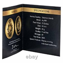 2025 Solomon Islands 40 gram Gold The Bullion Giants (Box & COA)