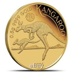 2026 1/2 Gram Proof Australian Gold Mini Roo Coin (In Card)