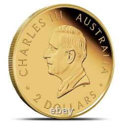 2026 1/2 Gram Proof Australian Gold Mini Roo Coin (In Card)