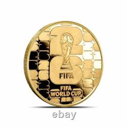 2026 1/2 Gram Proof Solomon Islands Gold FIFA World Cup Coin (In Card)