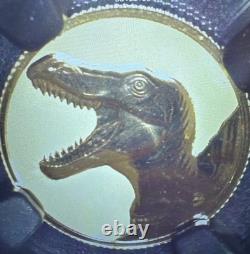 2026 1 G Gold Niue SPINOSAURUS Reverse Proof PF70 Gold Coin NEWEST RELEASE