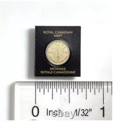 2026 1 Gram Gold Maple Leaf Coin In Maplegram Assay Card King CHarles Effigy