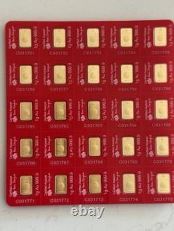 2026 1 Gram PAMP Suisse Lunar Legends Horse Multigram Gold Bar (In Assay)