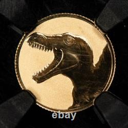 2026 $1 Niue 1 gram Gold Coin Spinosaurus NGC Rev PF 70 G6425