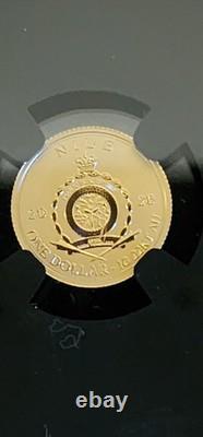 2026 $1 Niue Gold 1 Gram Tyrannosaurus Rex NGC REV PF 70