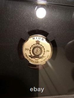 2026 $1 Niue Zombie Beer 1 Gram Gold 9kt NGC PF70 Reverse Proof Highest Grade