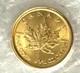 2026 24 Karat. 9999 1/10th Oz. Gold Canada $5 Maple Leaf Round 24k Pure Coin