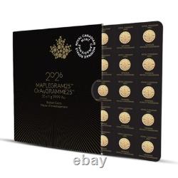 2026 25 Gram Canada Maple Leaf Gold Coin (25x1 Gram)