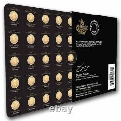 2026 25x 1 gram Gold Maple Leafs Maplegram25T (In Assay Sleeve)-Pre-Sale