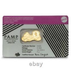 2026 5 Gram Solomon Islands Barbie Shaped Gold Coin (Proof-Like in Assay)