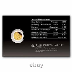 2026 Australia 1/2 Gram Gold Kangaroo Mini Roo Proof (Assay Card)