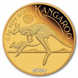 2026 Australia 1/2 Gram Gold Kangaroo Mini Roo Proof (Assay Card)