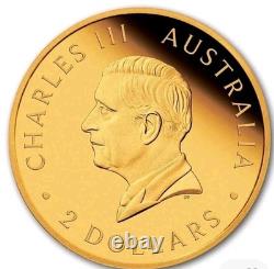 2026 Australia 1/2 Gram Gold Lunar Kookaburra PF In card