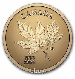 2026 Canada 30th Anniversary of Arboreal Emblem 0.5 g Gold Maple Leaf BOX COA