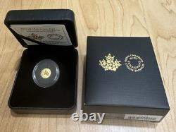 2026 Canada 30th Anniversary of Arboreal Emblem 0.5 g Gold Maple Leaf BOX COA