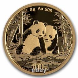2026 China 8 gram Gold Panda BU (Sealed)