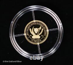 2026 Congo The Shark 1/2 g Gold Coin World's Wildlife