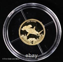 2026 Congo The Shark 1/2 g Gold Coin World's Wildlife