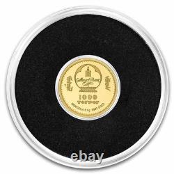 2026 Mongolia 1/2 gram Gold Chinggis Khaan Proof