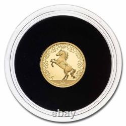2026 Mongolia 1/2 gram Proof Gold Lunar Year of the Horse