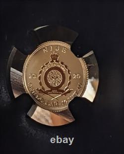 2026 Niue $1 1 Gr Gold TREX Tyrannosaurus Rex NGC Reverse PF70 22KT Bert Label