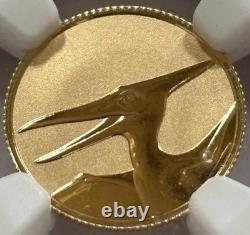 2026 Niue 1 Gram Gold Pteranodon Reverse PF70 NGC Dinosaur Proof Coin