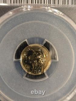 2026 Niue $1 Pirate Drinking 22KT Au Gold Coin PCGS MS69 1 Gram Gold Coin