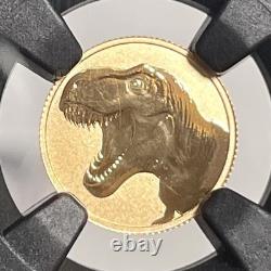 2026 Niue $1 Tyrannosaurus T-Rex 1G Gold Coin NGC PF70 Reverse Proof 22K