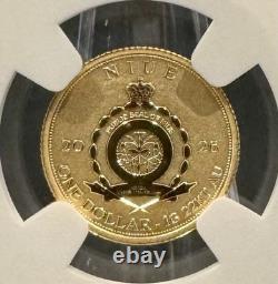 2026 Niue Ankylosaurus Reverse Proof PF70 1 Gram 22kt Gold Coin