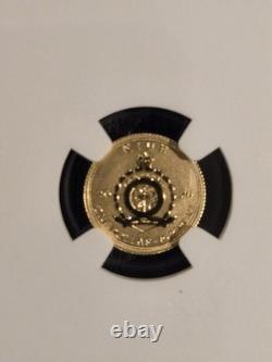 2026 Niue G$1 Ankylosuarus 1 gram 22 kt Gold Reverse PF70
