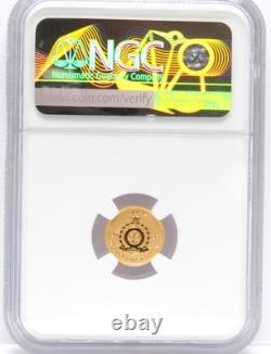 2026 Niue Gold $1 22 Karat Coin 1 Gram. 917 Fine Pteranodon NGC Reverse PF70