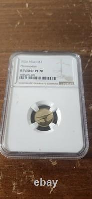 2026 Niue Pteranodon Gold Coin NGC Reverse PF70 Dinosaur Fractional Gold 1 Gram