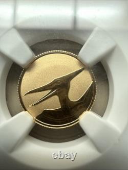 2026 Niue Pteranodon Gold Coin NGC Reverse PF70 Dinosaur Fractional Gold 1 Gram