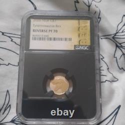 2026 Niue Tyrannosaurus Rex 1g 22k Gold Reverse Proof Ngc Reverse Pf70