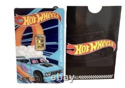 2026 PAMP-Hot Wheels-1 Gram. 9999 Gold Bar-(5,000 Mintage) with Sleeve-ACRE