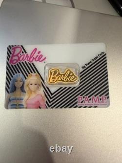 2026 Pamp Barbie Logo Shaped 5 Gram Gold Coin